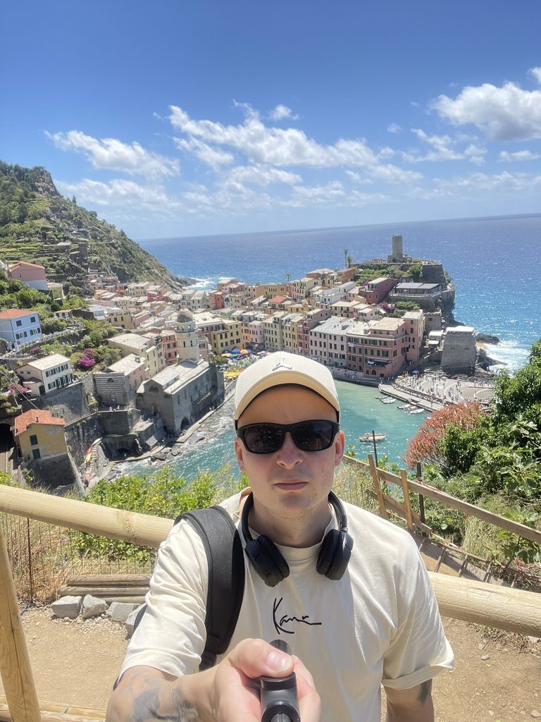 Ja v dedinke Verznazza v Cinque Terre