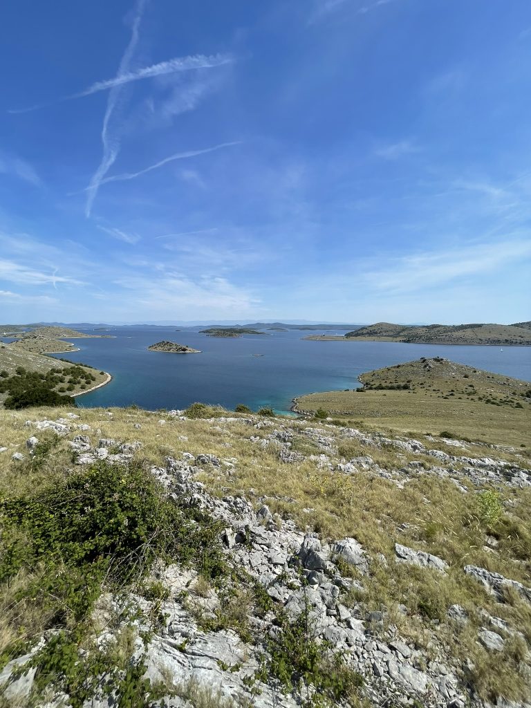 Výhľad z ostrova Kornati