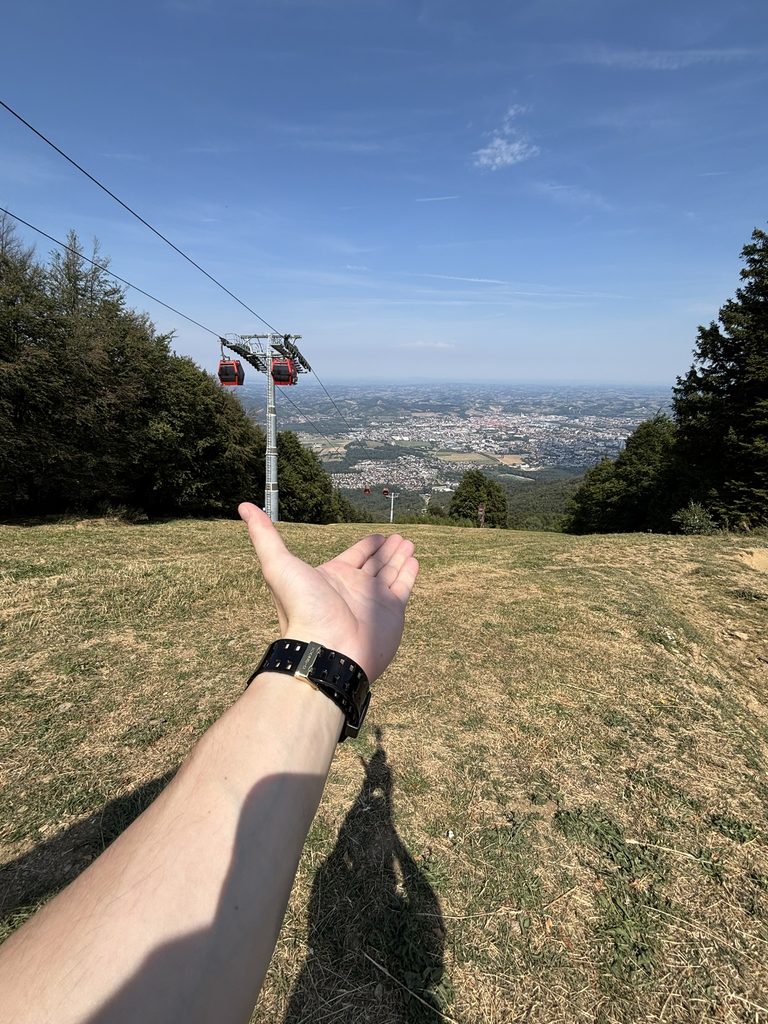 Výhľad na Maribor z Mariborsko Pohorje